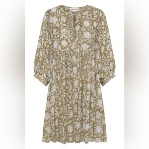 Daughters of India Olive Kyra Mini Dress Size Large